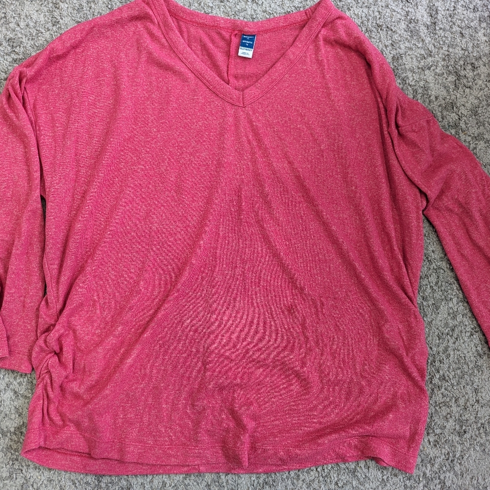 3 maternity shirts. Long sleeve light material. Large & extra large. Motherhood.